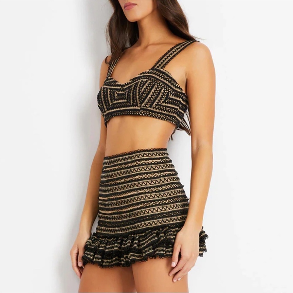 PatBo Black and Gold Two-Piece Set